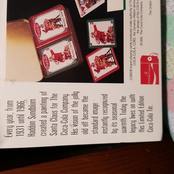 1995 Limited Edition Coca Cola Santa cards - Picture 4 of 4